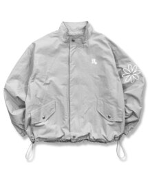 DAMISH（ダミシュ）の「スリーブプリントウィンドブレーカージャケット_グレー（ナイロンジャケット）」