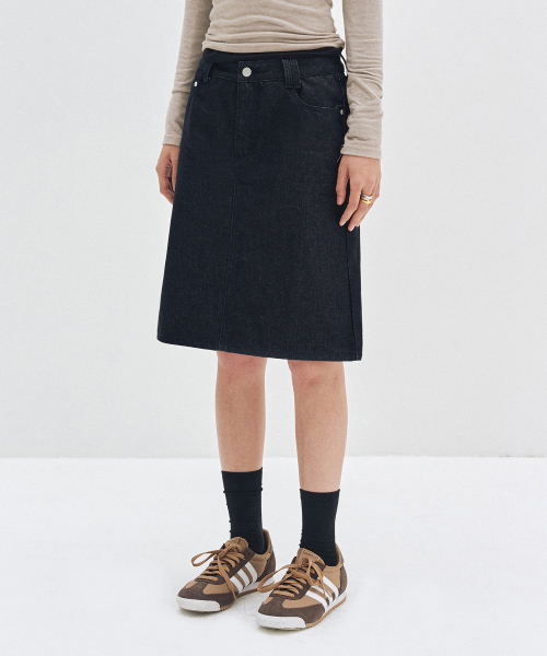 DECET WOMEN(デケット ウーマン)の「Signature Midi Skirt DCSK002CPINDIGO(スカート・レディース・その他・X-SMALL/SMALL/MEDIUM)」の3枚目の写真