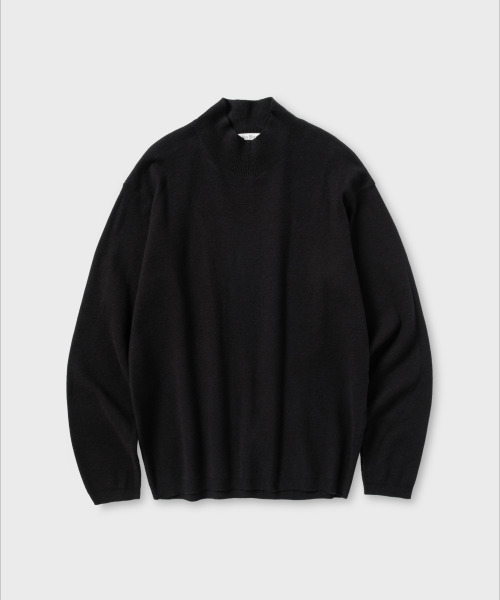 NONBLANK(ノンブランク)の「モックネックニット_BLACK(ニット/セーター・メンズ・その他・MEDIUM/LARGE/X-LARGE)」の1枚目の写真