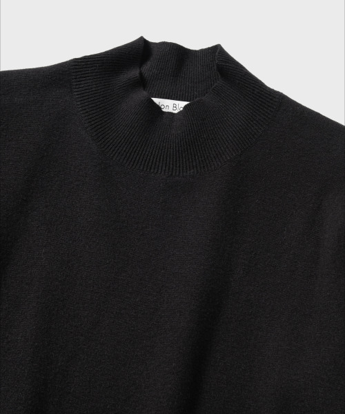 NONBLANK(ノンブランク)の「モックネックニット_BLACK(ニット/セーター・メンズ・その他・MEDIUM/LARGE/X-LARGE)」の3枚目の写真