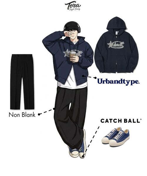 NONBLANK（ノンブランク）の「[ヒョンキム] セミワイドフィットスラックス_BLACK（スラックス・メンズ・その他・SMALL/MEDIUM/LARGE）」の5枚目の写真