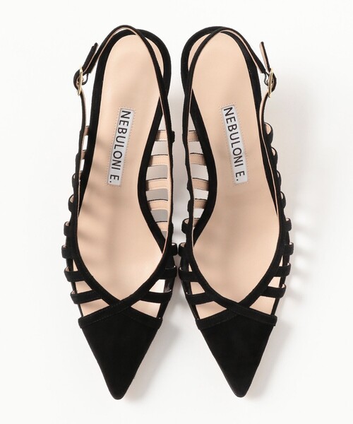 Demi-Luxe BEAMS(デミルクス ビームス)の「【別注】NEBULONI E. / カットワーク サンダル(サンダル・レディース・ブラック・36/37/38)」の5枚目の写真