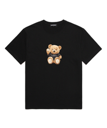 SITTING BEAR オーバーサイズ 半袖Tシャツ(VNDTS204) ブラック
