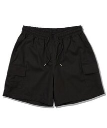 THE MILE（ザマイル）の「DAILY COTTON UTILITY CARGO PANTS [BLACK]（その他パンツ）」