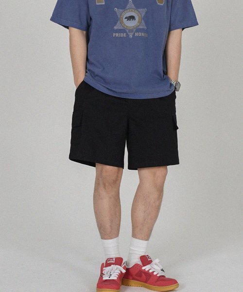THE MILE（ザマイル）の「DAILY COTTON UTILITY CARGO PANTS [BLACK]（その他パンツ・メンズ・その他・MEDIUM/LARGE/X-LARGE）」の15枚目の写真