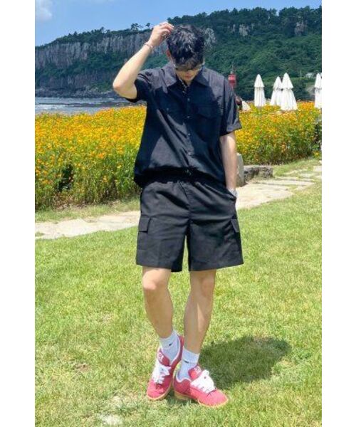 THE MILE（ザマイル）の「DAILY COTTON UTILITY CARGO PANTS [BLACK]（その他パンツ・メンズ・その他・MEDIUM/LARGE/X-LARGE）」の3枚目の写真