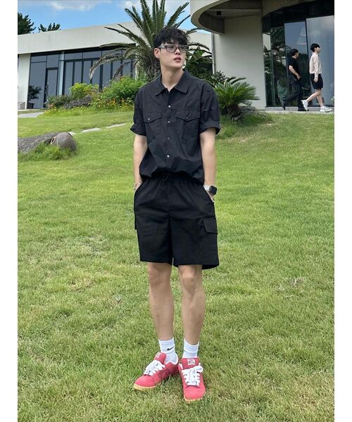 THE MILE（ザマイル）の「DAILY COTTON UTILITY CARGO PANTS [BLACK]（その他パンツ・メンズ・その他・MEDIUM/LARGE/X-LARGE）」の8枚目の写真