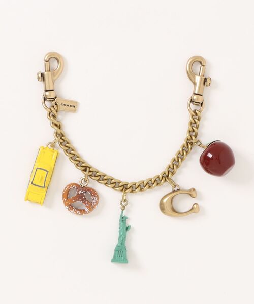 COACH(コーチ)の「ニューヨーク モチーフ チェーン バッグ チャーム(キーホルダー・レディース・ゴールド系その他・ONE)」の4枚目の写真