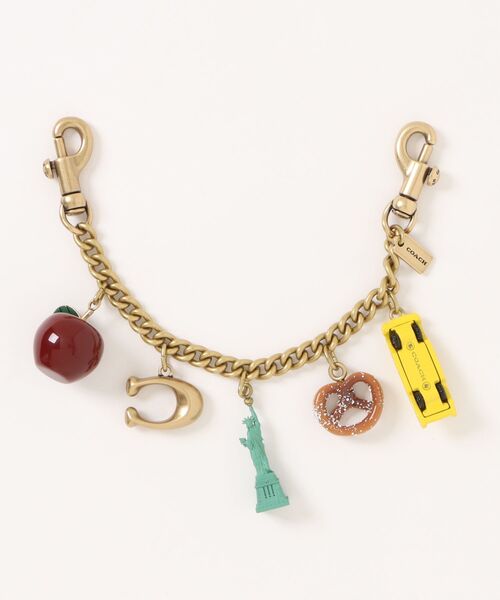 ニューヨーク モチーフ チェーン バッグ チャーム（キーホルダー