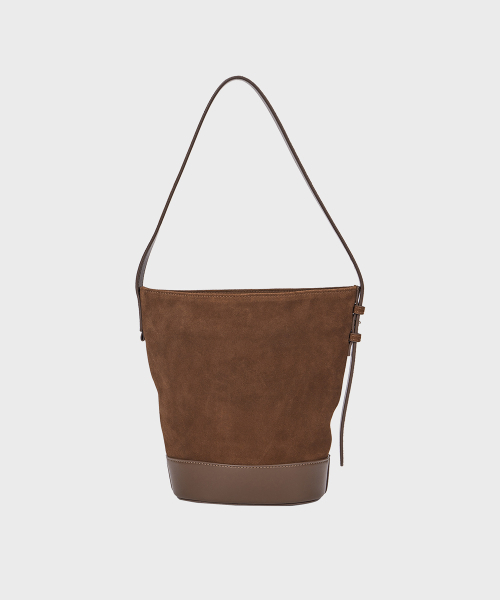 ALKI ALKA(アルキアルカ)の「Combo Bucket Bag (Brown)(ショルダーバッグ・レディース・ダークブラウン・FREE)」の4枚目の写真