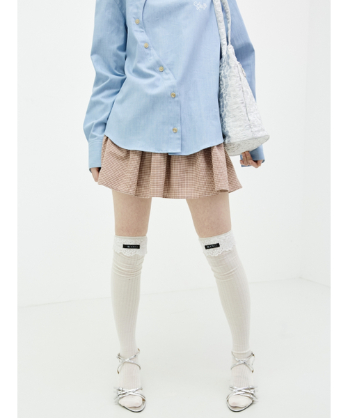 COLOCYNTH（コロシント）の「Plena Semi Mini Skirt Farmer Red Check（スカート・レディース・その他・FREE）」の2枚目の写真