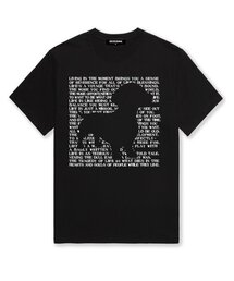 OUSE（オウズ）の「Dog Be Dug Overfit Short Sleeve T-Shirt (DS006) Black（Tシャツ/カットソー・メンズ）」