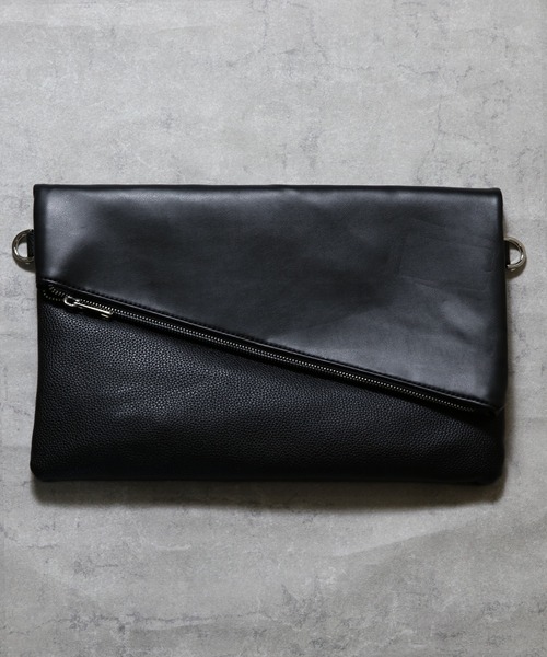 ８(eight)（エイト）の「コンビネーション クラッチバッグ（クラッチバッグ・メンズ・ブラック系その他/ブラック/グレー・FREE）」の2枚目の写真