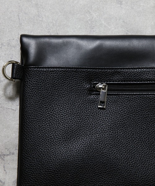 ８(eight)（エイト）の「コンビネーション クラッチバッグ（クラッチバッグ・メンズ・ブラック系その他/ブラック/グレー・FREE）」の5枚目の写真