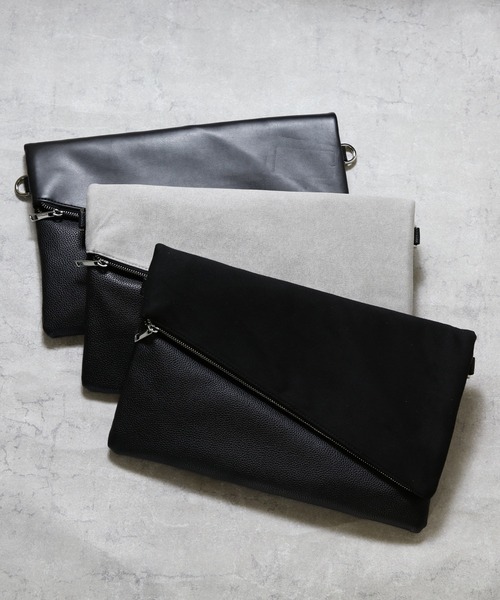 ８(eight)（エイト）の「コンビネーション クラッチバッグ（クラッチバッグ・メンズ・ブラック系その他/ブラック/グレー・FREE）」の12枚目の写真