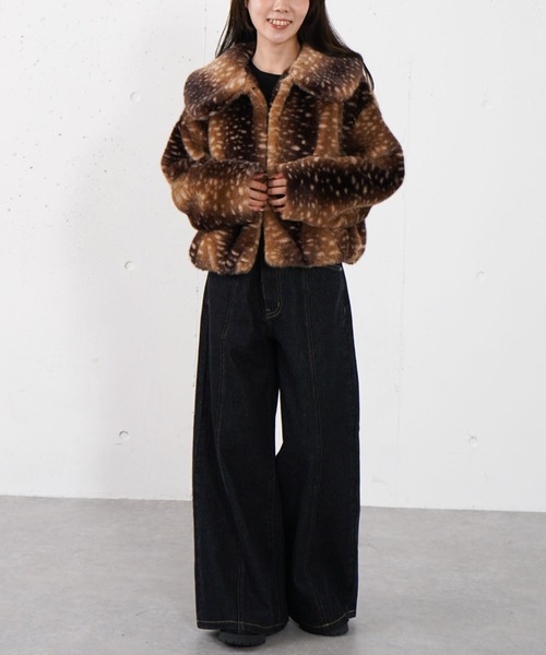 archives（アルシーヴ）の「バンビアソ－トファーコ－ト（その他アウター・レディース・ベージュ/ブラウン・MEDIUM）」の8枚目の写真