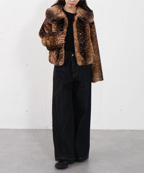 archives（アルシーヴ）の「バンビアソ－トファーコ－ト（その他アウター・レディース・ベージュ/ブラウン・MEDIUM）」の9枚目の写真