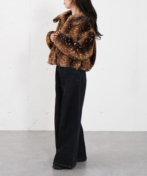 archives（アルシーヴ）の「バンビアソ－トファーコ－ト（その他アウター・レディース・ベージュ/ブラウン・MEDIUM）」の11枚目の写真