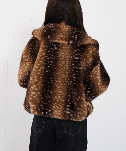 archives（アルシーヴ）の「バンビアソ－トファーコ－ト（その他アウター・レディース・ベージュ/ブラウン・MEDIUM）」の7枚目の写真