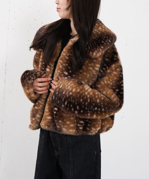 archives（アルシーヴ）の「バンビアソ－トファーコ－ト（その他アウター・レディース・ベージュ/ブラウン・MEDIUM）」の6枚目の写真