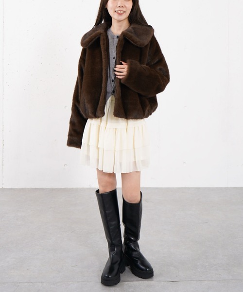 archives（アルシーヴ）の「バンビアソ－トファーコ－ト（その他アウター・レディース・ベージュ/ブラウン・MEDIUM）」の20枚目の写真