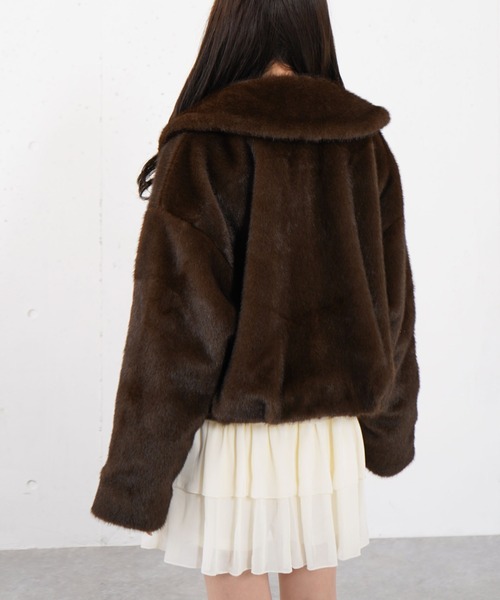 archives（アルシーヴ）の「バンビアソ－トファーコ－ト（その他アウター・レディース・ベージュ/ブラウン・MEDIUM）」の17枚目の写真