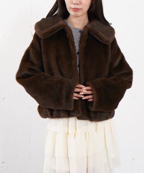 archives（アルシーヴ）の「バンビアソ－トファーコ－ト（その他アウター・レディース・ベージュ/ブラウン・MEDIUM）」の13枚目の写真