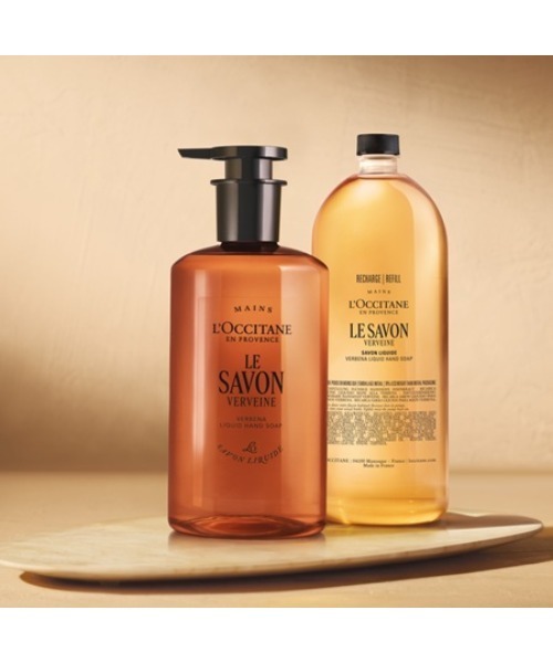 L'OCCITANE（ロクシタン）の「ル サボン リキッドハンドソープ（ヴェルヴェ―ヌ） 500mL 本体 [ヴァーベナ]（石鹸/ボディソープ・レディース・その他・FREE）」の10枚目の写真