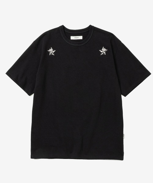 rehacer(レアセル)の「rehacer : Two Star Lily CS / トゥー スター リリー カットソー(Tシャツ/カットソー・メンズ・ブラック/ホワイト・SMALL/X-LARGE/LARGE/MEDIUM)」の5枚目の写真