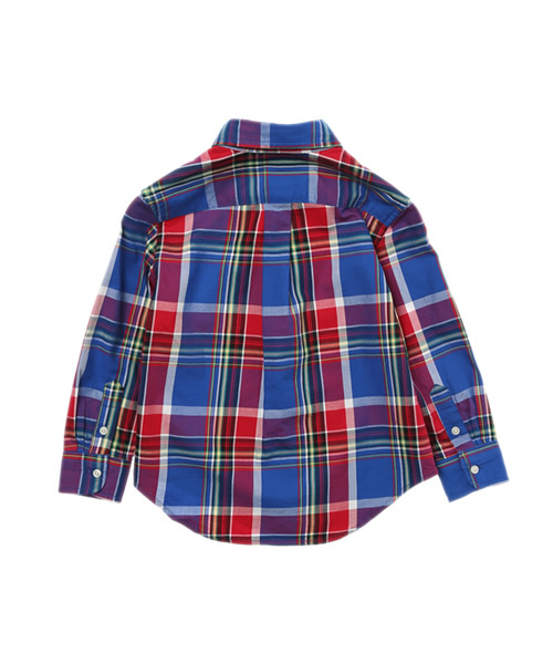 POLO RALPH LAUREN CHILDRENSWEAR（ポロ ラルフ ローレン チルドレンズウェア）の「Blake プラッド コットン ツイル シャツ（シャツ/ブラウス・キッズ・ブラック系その他/ブルー系その他・4T/3T）」の3枚目の写真
