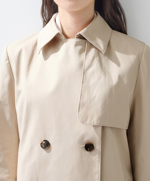 INDIVI（インディヴィ）の「【花粉付着防止／撥水／UVケア】名品トレンチコート（トレンチコート・レディース・ネイビー/ライトベージュ/ライトグレー系5/ライトグレー系3・38/36/15 /40/13/05/19）」の14枚目の写真