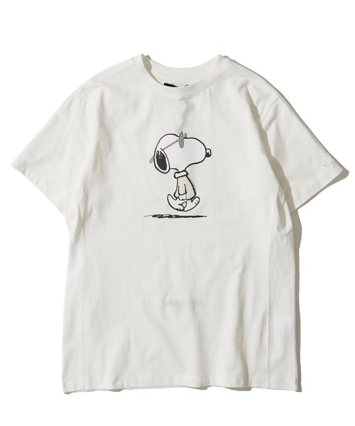 1PIU1UGUALE3 RELAX (ウノピゥウノウグァーレトレ リラックス)の「【1PIU1UGUALE3 RELAX × PEANUTS】ラインストーンクルーネックTシャツ / UST-26055(Tシャツ/カットソー・メンズ・ホワイト/ブラック・MEDIUM/X-LARGE/LARGE)」の13枚目の写真