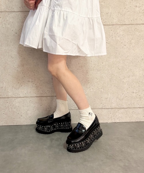 Jeffrey Campbell（ジェフリーキャンベル）の「デザインソール ローファー（ローファー・レディース・ブラック・37/39/38）」の15枚目の写真