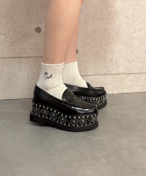 Jeffrey Campbell（ジェフリーキャンベル）の「デザインソール ローファー（ローファー・レディース・ブラック・37/39/38）」の10枚目の写真