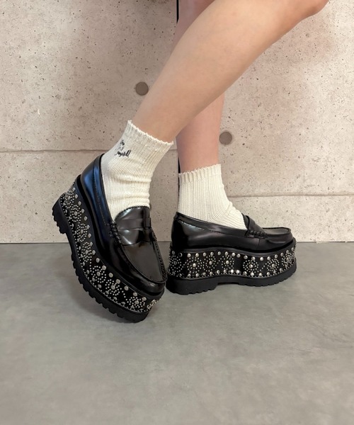 Jeffrey Campbell（ジェフリーキャンベル）の「デザインソール ローファー（ローファー・レディース・ブラック・37/39/38）」の11枚目の写真