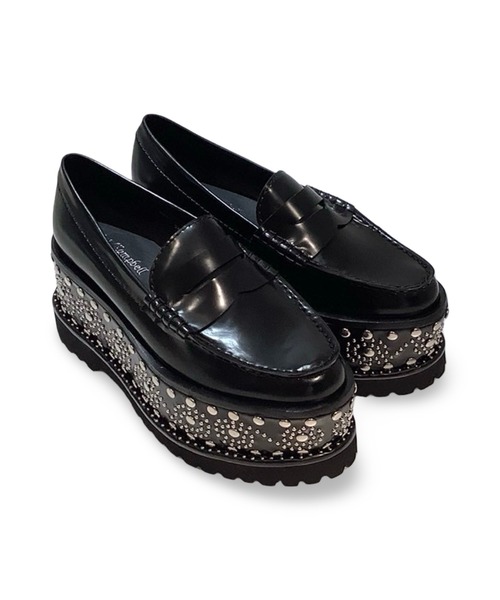 Jeffrey Campbell（ジェフリーキャンベル）の「デザインソール ローファー（ローファー・レディース・ブラック・37/39/38）」の2枚目の写真