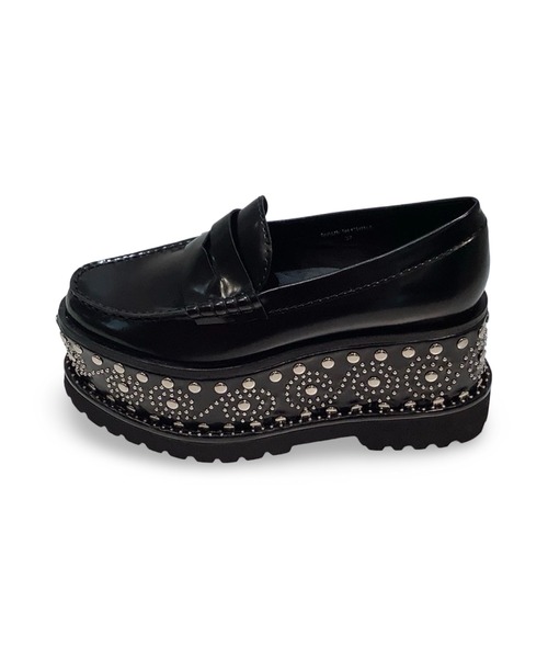 Jeffrey Campbell（ジェフリーキャンベル）の「デザインソール ローファー（ローファー・レディース・ブラック・37/39/38）」の5枚目の写真