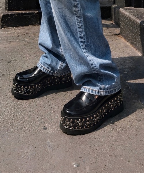 Jeffrey Campbell（ジェフリーキャンベル）の「デザインソール ローファー（ローファー・レディース・ブラック・37/39/38/40/36）」の22枚目の写真