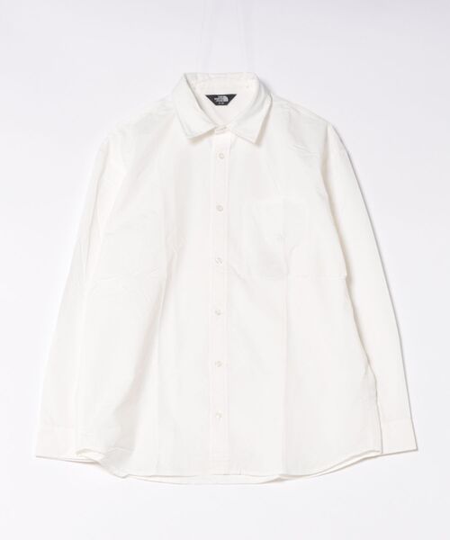 THE NORTH FACE（ザノースフェイス）の「【THE NORTH FACE】TRAVELER SHIRTS（シャツ/ブラウス・メンズ・クリーム/ライトブルー/オフホワイト・XL/M/L）」の2枚目の写真