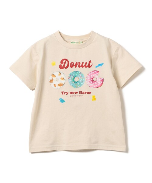 BEAMS mini(ビームスミニ)の「たべもの 半袖 Tシャツ 2026SS(90~140cm)(Tシャツ/カットソー・キッズ・サックスブルー/ホワイト系その他5・100/140/130/120/110/90)」の11枚目の写真