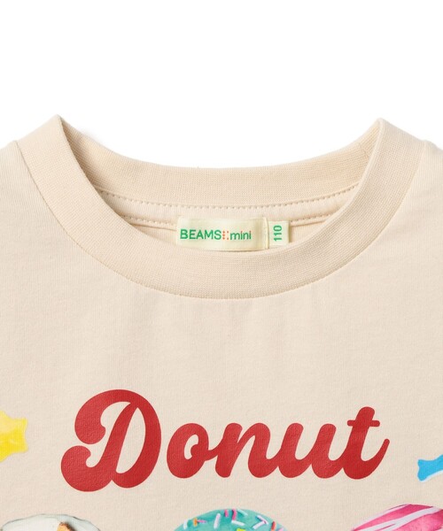BEAMS mini(ビームスミニ)の「たべもの 半袖 Tシャツ 2026SS(90~140cm)(Tシャツ/カットソー・キッズ・サックスブルー/ホワイト系その他5・100/140/130/120/110/90)」の12枚目の写真