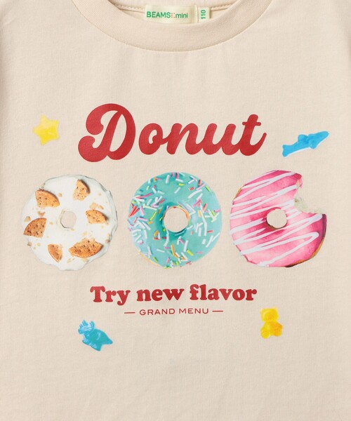 BEAMS mini(ビームスミニ)の「たべもの 半袖 Tシャツ 2026SS(90~140cm)(Tシャツ/カットソー・キッズ・サックスブルー/ホワイト系その他5・100/140/130/120/110/90)」の13枚目の写真