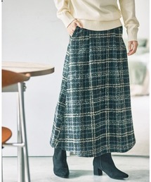 and myera ヴィンテージチェックスカート