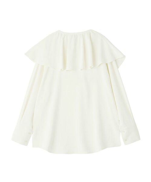 CRAFT STANDARD BOUTIQUE（クラフトスタンダードブティック）の「＜セレモニー／ハレの日＞2WAYフリルカラーブラウス／着脱可能◆（シャツ/ブラウス・レディース・ブラック/オフホワイト・FREE）」の15枚目の写真