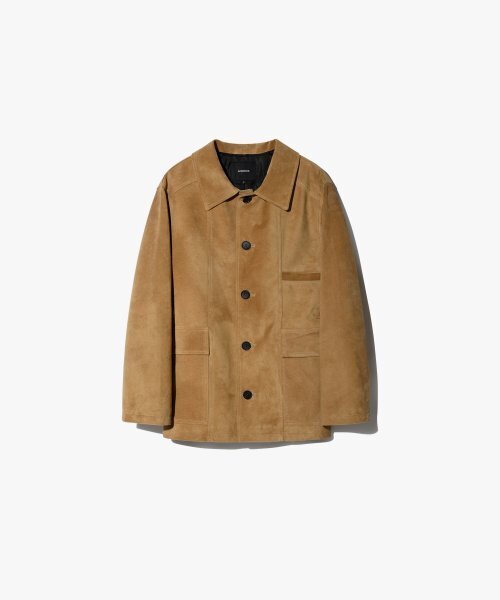 ANDROS(アンドロス)の「Single Suede French Coat - Camel(ライダースジャケット・レディース・その他・MEDIUM)」の2枚目の写真