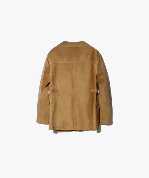 ANDROS(アンドロス)の「Single Suede French Coat - Camel(ライダースジャケット・レディース・その他・MEDIUM)」の3枚目の写真