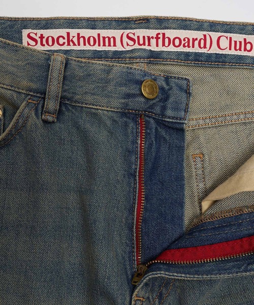 Stockholm Surfboard Club(ストックホルムサーフボードクラブ)の「Stockholm Surfboard Club/ストックホルムサーフボードクラブ デニムパンツ regular fit jeans(デニムパンツ・メンズ・ブルー・30/32/28)」の6枚目の写真