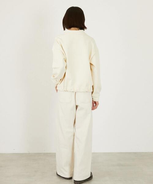 LOGEMENT DE CLAIRE（ロジュモンドクレール）の「【LOURMARIN】裾ドロストプルオーバー（Tシャツ/カットソー・レディース・クリーム/チャコールグレー/モカ・FREE）」の6枚目の写真