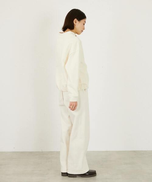 LOGEMENT DE CLAIRE（ロジュモンドクレール）の「【LOURMARIN】裾ドロストプルオーバー（Tシャツ/カットソー・レディース・クリーム/チャコールグレー/モカ・FREE）」の7枚目の写真