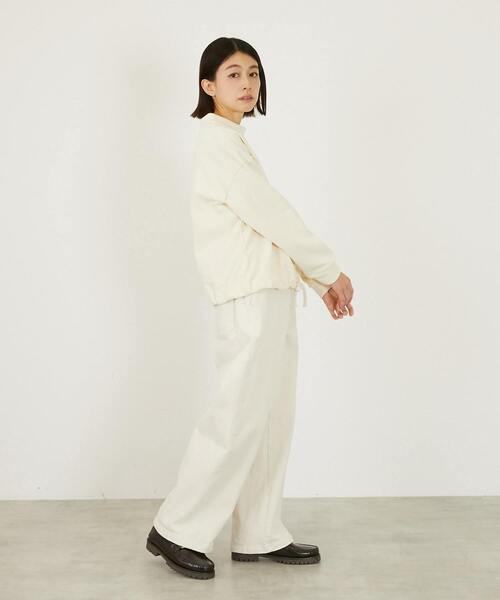 LOGEMENT DE CLAIRE（ロジュモンドクレール）の「【LOURMARIN】裾ドロストプルオーバー（Tシャツ/カットソー・レディース・クリーム/チャコールグレー/モカ・FREE）」の9枚目の写真